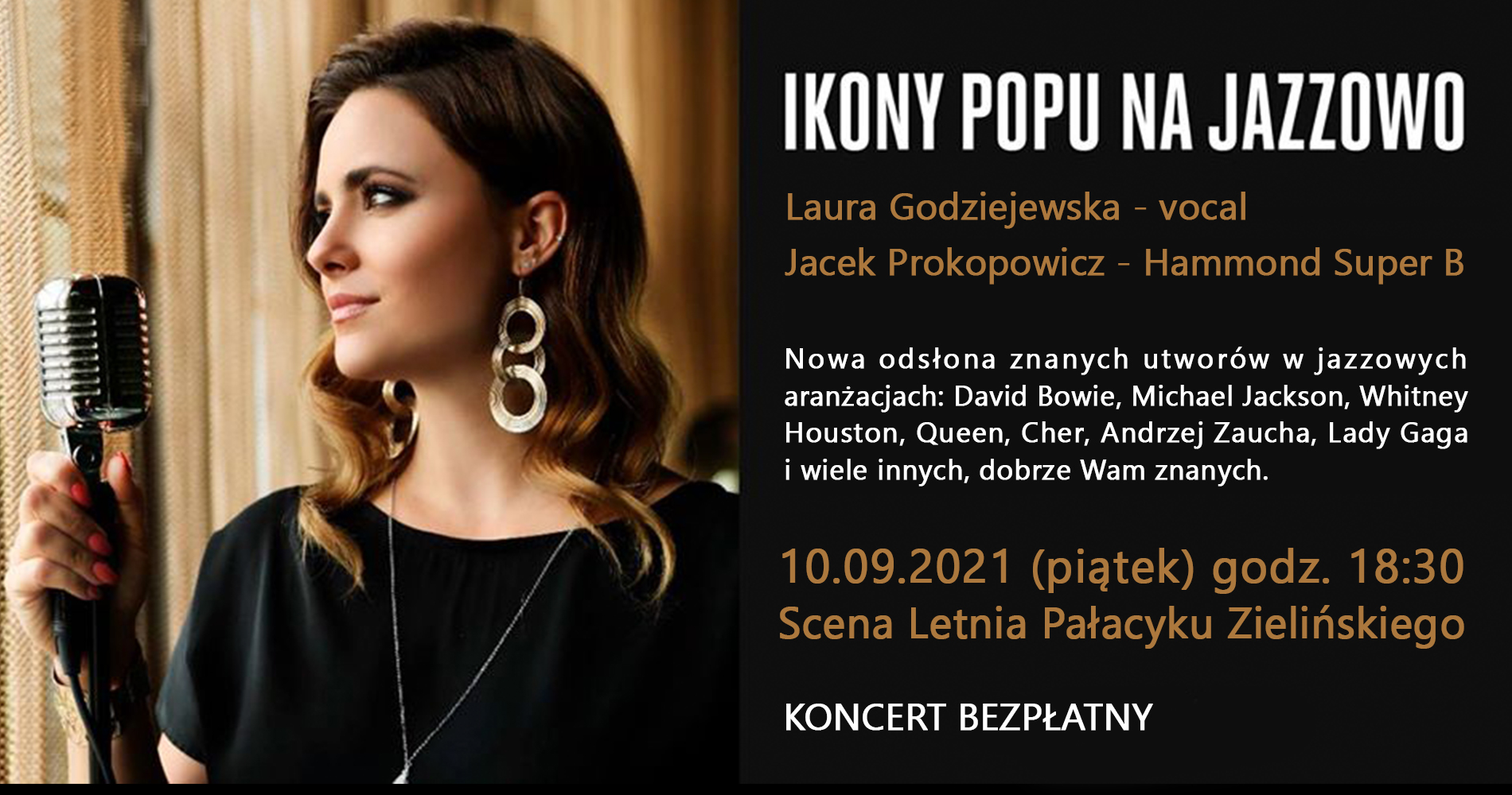 1. Ikony popu na jazzowo plakat